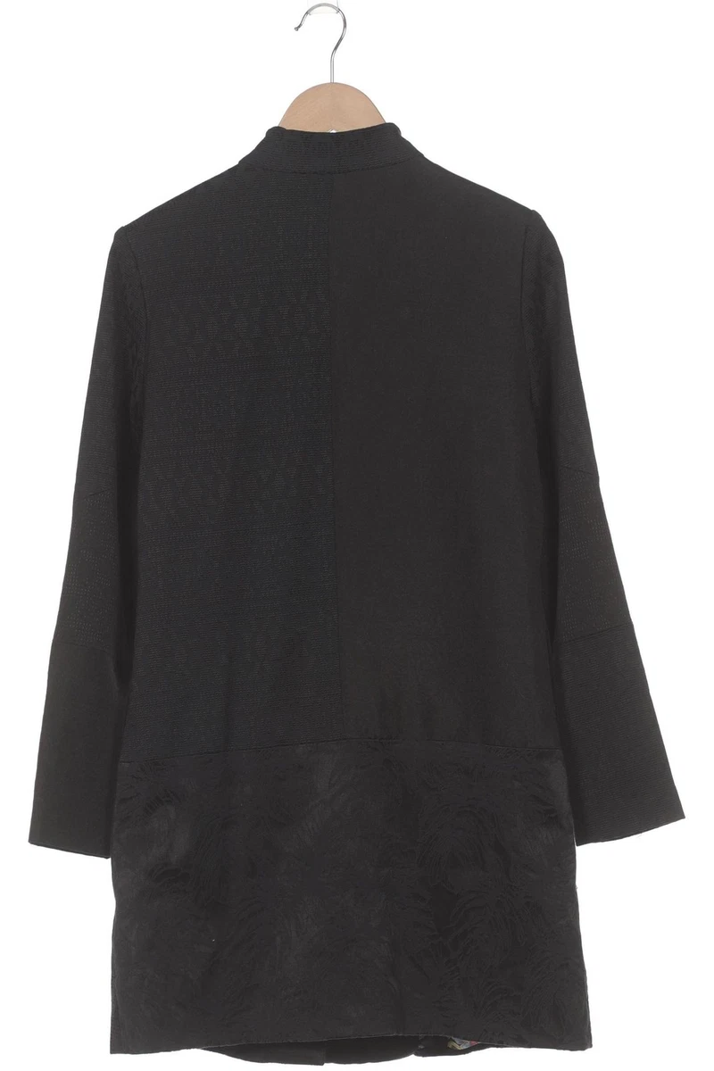 Desigual Mantel Damen Jacke Parka Gr. 40 Baumwolle Schwarz #zhh13k5