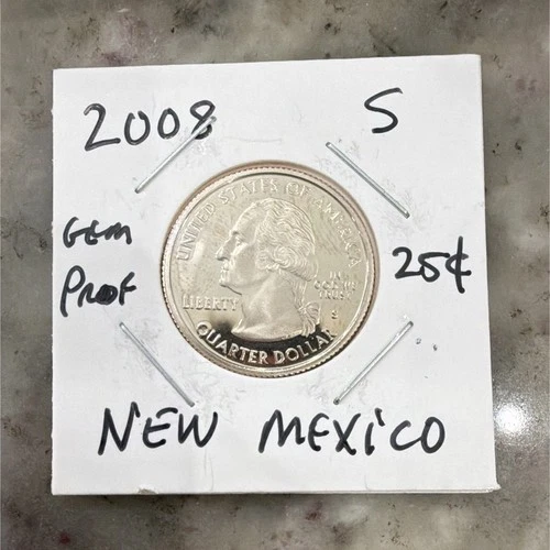 2008-S 50 State Quarters New Mexico Proof — photo from the most recent tracked eBay sale