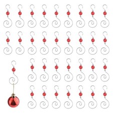 INCREWAY 30PCS Christmas Ornament Hooks, S-Shaped Metal Hooks, Decorative Hoo...