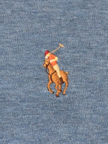Polo Ralph Lauren camicia uomo grande vestibilità classica blu cotone moderno - Foto 5 di 13