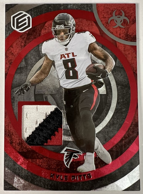 2022 Elements Football Kyle Pitts Critical Mass /27 3 Color Patch Falcons