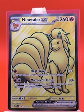 Ninetales ex 186/165 Scarlet & Violet 151 Ultra Rare Full Art Pokemon Card * New