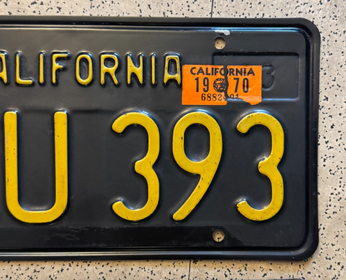 1970/1969/1963 CALIFORNIA license plates *PAIR* — DMV CLEAR — ORIGINAL car tags - 第 9/15 張圖片