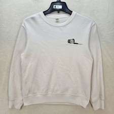 UNIQLO X KAWS KIDS 11-12 CREWNECK SWEATSHIRT WHITE GRAPHIC BACK