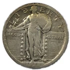 1918-D Denver Standing Liberty Quarter SLQ 25c Very Fine VF+