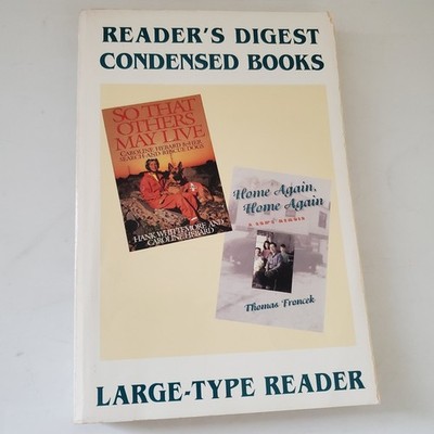 Reader's Digest Condensed Books Large-Type Reader Vol 2 1997 So That Others Live