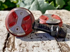 Speedplay Zero Road Bike Bicycle Cycling Clipless chromoly Pedals Red