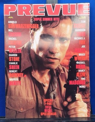 Prevue Magazine #80 July/ Sept 1990 - Arnold Schwarzenegger, Gibson, Cruise