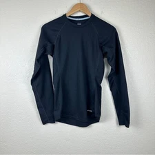 Patagonia Black Performance Baselayer Capilene Long Sleeve Top Size Small Women