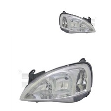 TYC Scheinwerfer Satz Links Rechts H7/H1 für Opel Corsa C F08 F68 Combo