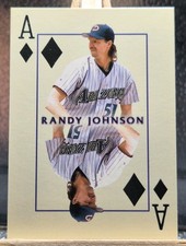 RANDY JOHNSON 2000 Pacific Invincible #1 DIAMOND ACES INSERT Diamondbacks