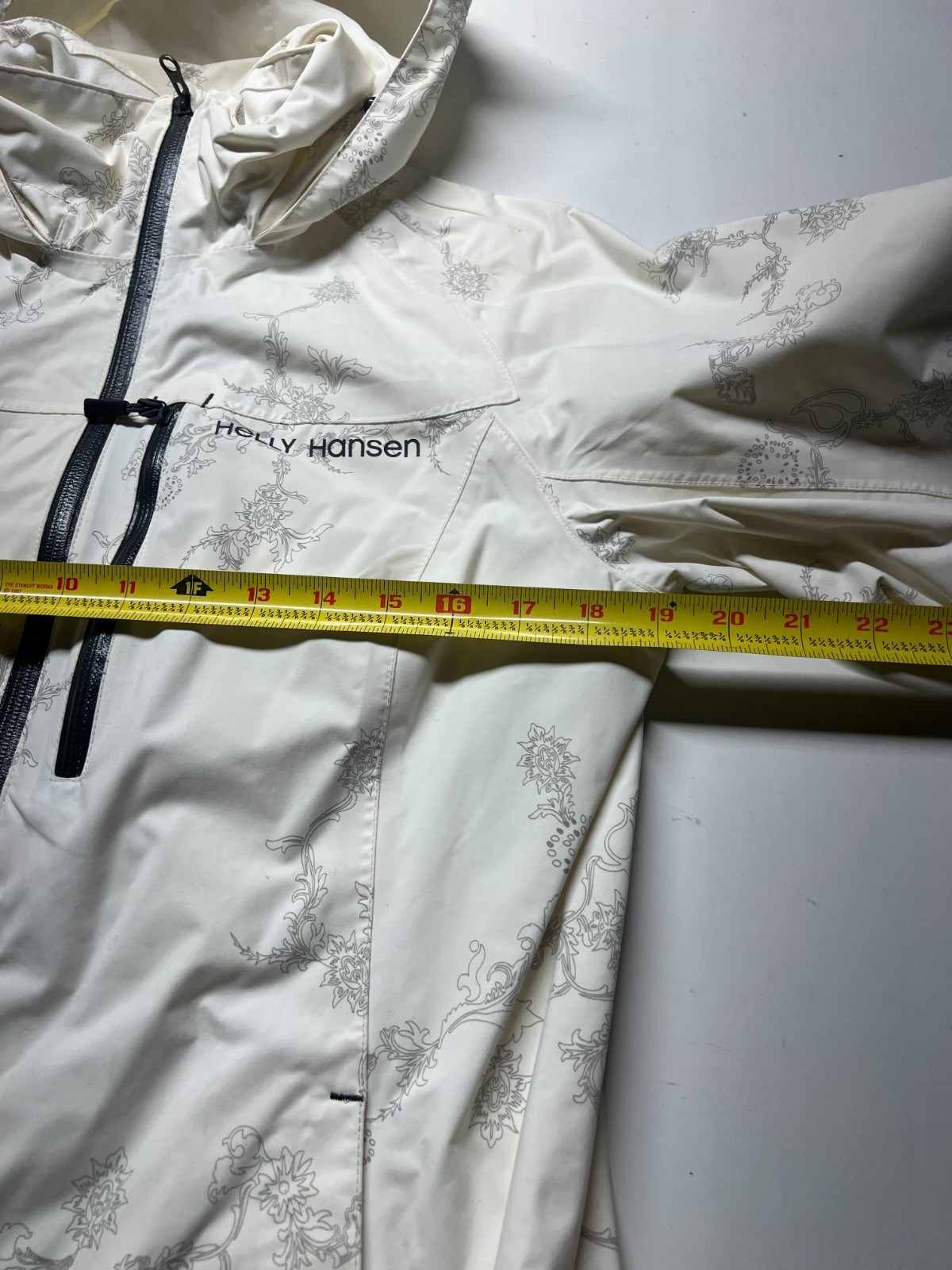 Helly Hansen Waterproof Rain Jacket White Full Zi… - image 7
