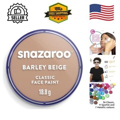 Classic Barely Beige Face and Body Paint   18.8g Water-Based for Sensitive Skin
