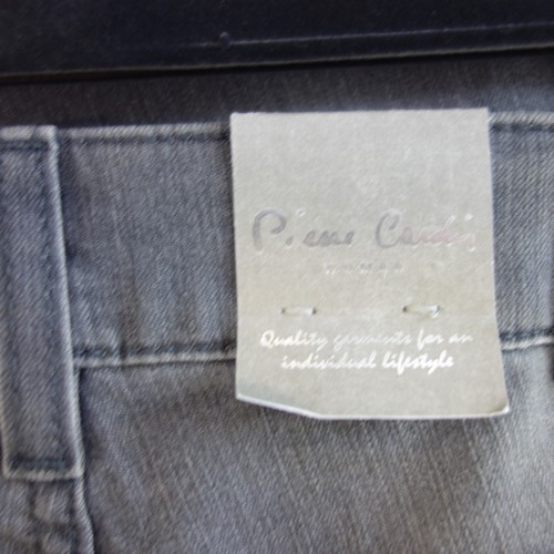 Damen Jeans Grau PIERRE CARDIN Hose Jeanshose Straight Slim Glitter Np 99 Neu - Bild 9 von 10