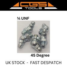 Image of 1/4" UNF Grease Nipples 45 Deg (5)