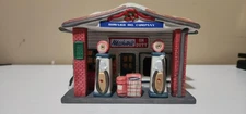 Vintage 1991 Coca-Cola Town Square Howard Oil Service Station Porcelain Building