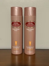 2 Vintage 1998 Bottles Vidal Sassoon Conditioning Rinse Stylist 3 Choice 13 oz