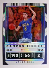 2020-21 CONTENDERS DRAFT CAMPUS TICKET VARIATION LONZO BALL