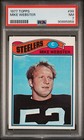 1977 Topps #99 Mike Webster Rc - Pittsburgh Steelers - PSA 7 - NM - 90885858