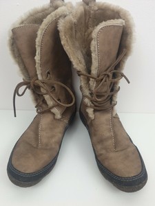 clarks shearling boots