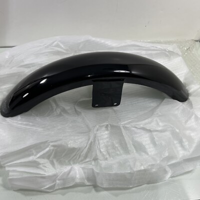 Johnny Pag Bobber Chopper BarHog Motorcycle Front Fender Gloss Black 2009-2016