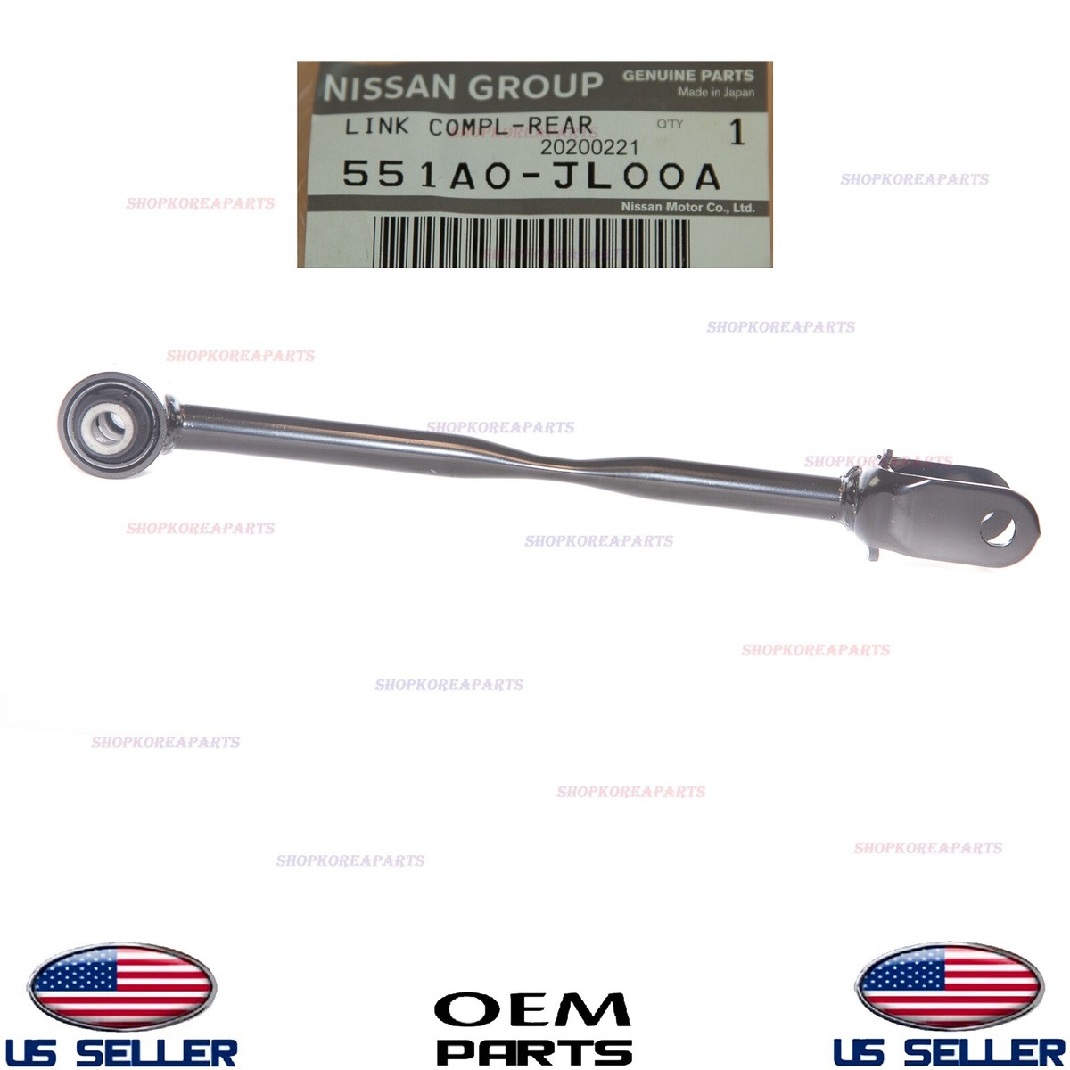 G37convertible左右テール 2008 Infiniti G37 Driver Left Rear Lower Control Arms and