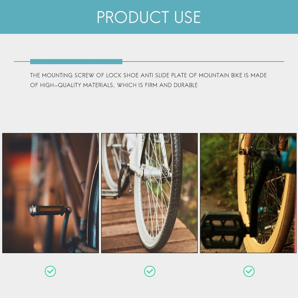 8Pcs Bike Lock Shoe Cleat Mounting Screw for SPD SelfLocking Pedal6408