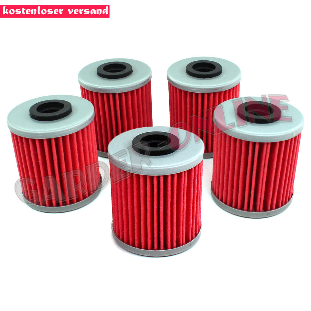 5x Ölfilter für Suzuki RMZ 250 450 Kawasaki KXF 250 450 # HIFLO HF207