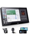 Double Din Car Stereo with Bluetooth,Compatible with Apple CarPlay & Android ...