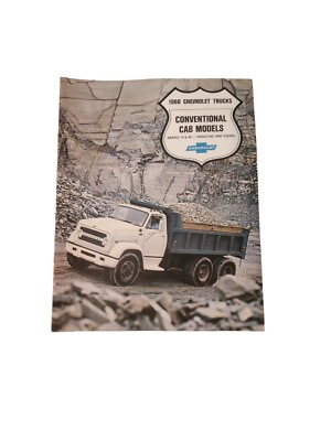 1968 Chevrolet Truck C70 C80 Conventional dump sales brochure 12 pg ORIGINAL