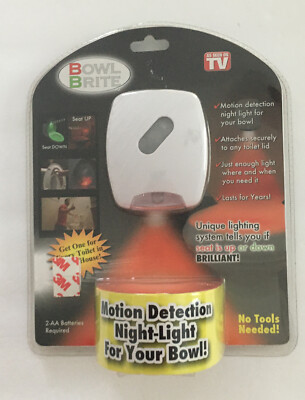 Bowl Brite - Motion Detected Toilet Bowl Night Light
