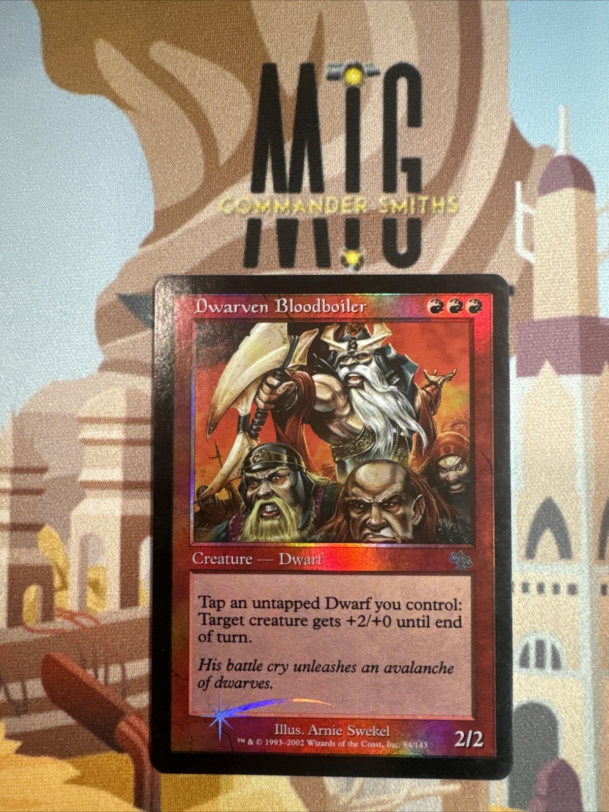 Dwarven Bloodboiler ✨ FOIL ✨  MTG NM Near Mint LP Light Play Judgement (84)