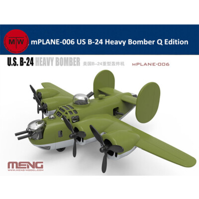 Meng mPLANE-006 US B-24 Heavy Bomber Q Edition Assembly Model Kit