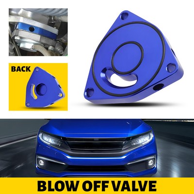 Turbo Off Blow Valve Spacer Plate BOV Billet For 15-21 Honda Civic 1.5T Coupe EC