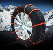 10 PCS Snow Tire Chain for Car Truck SUV Anti-Skid Emergency Winter Driving
