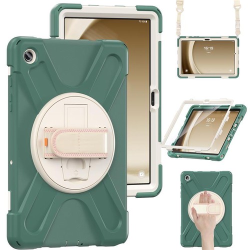 Samsung Galaxy Tab A9 A9+ A8 A7 Lite Stand Case Shockproof Strap Kids Flip Cover - Picture 3 of 35