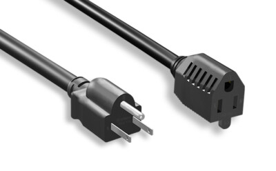 RiteAV Heavy-Duty Power Cord Extension, NEMA 5-15P/5-15R 14AWG, 15A 125V, 3FT