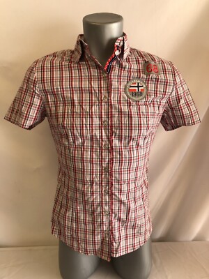 Men's Checked Shirt HKM Size S Multicolor New !