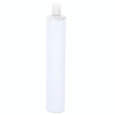 100pcs Portable 100ml Aluminum Empty Toothpaste Tubes With Needle Cap White USA