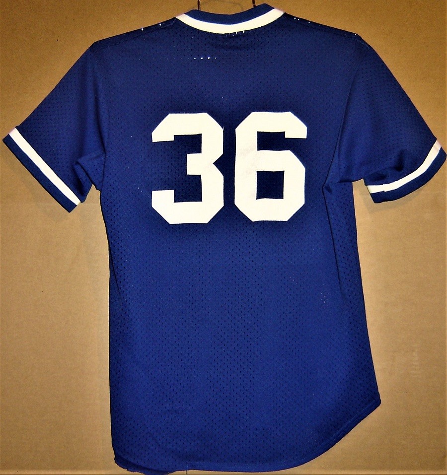 ヴィンテージ Majestic CHICAGO CUBS 36 Jersey CHICAGO CUBS #36 BATTING PRACTICE 1980s Era BLUE MESH