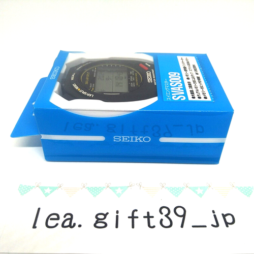 Cronómetro SEIKO SVAS009 Natación Maestro Espesor 22mm 10 ATM Negro Japón Nuevo - Imagen 5 de 6