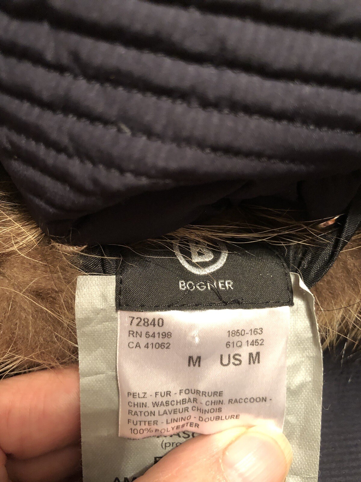 NWT Men’s Bogner Down Jacket M, Euro Size 48 image 5