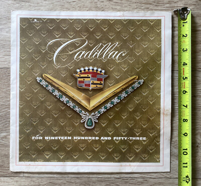 Vintage 1953 Cadillac Dealership For Nineteen Hundred & Fifty-Three Brochure