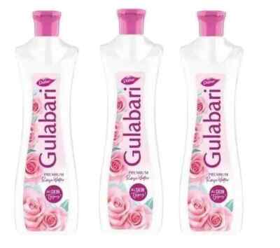 Dabur Gulabari Premium Rose Water, 59 ml X 3 Paraben-Free 100% natural FAST SHIP