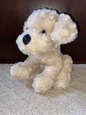 Best made Toys Puppy Dog Tan Furry Soft Plush Stuffed Lovey Toy EUC
