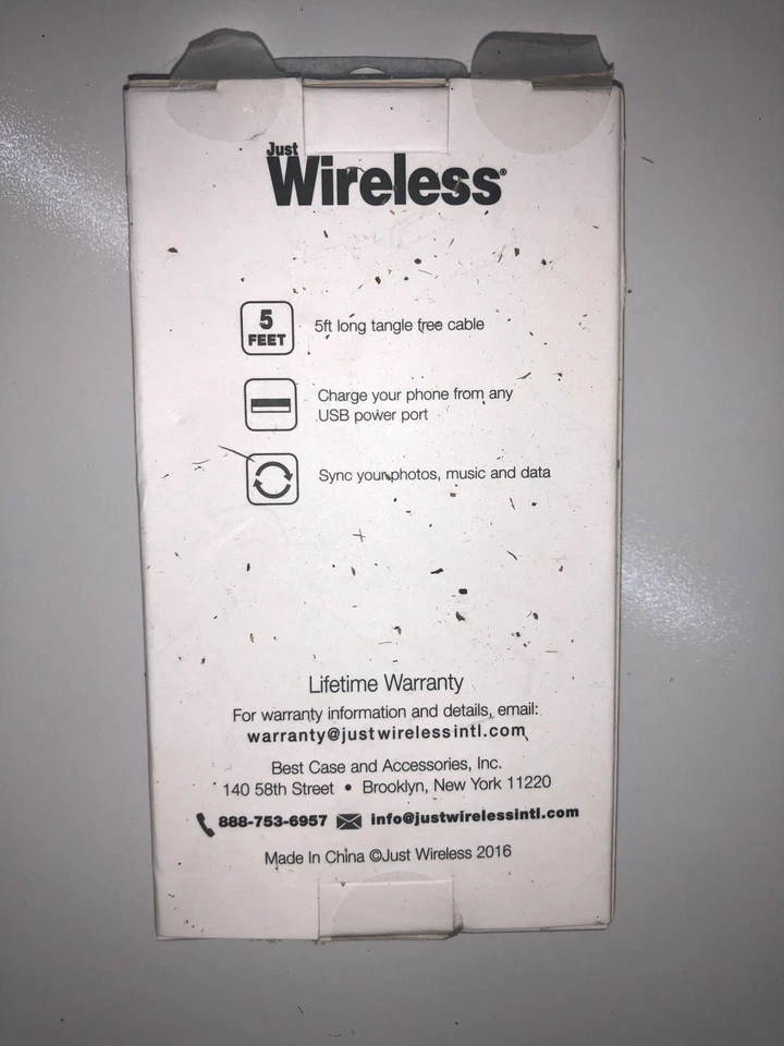 Just Wireless MicroUSB 5' Ft Mesh Cable for Android Smartphones and Devices Blue - Image 2 of 2