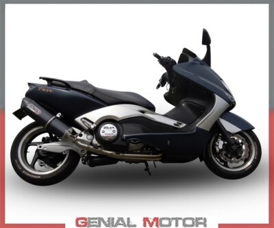 Complete exhaust GPR FURORE BLACK approved Yamaha T-Max 500 2001 > 2011