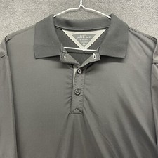 Adi Pure Adidas Polo Shirt Men's 2XL Aqua Short Sleeve Golf Athleisure Stretch