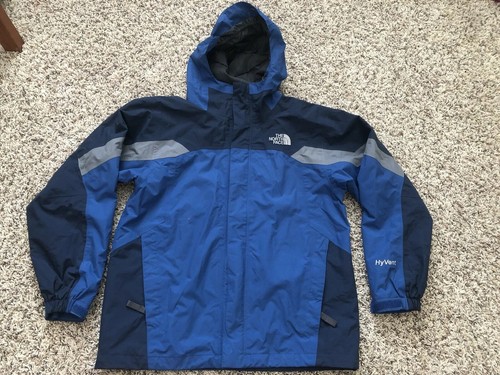 North Face Hyvent Boys Blue Hooded 