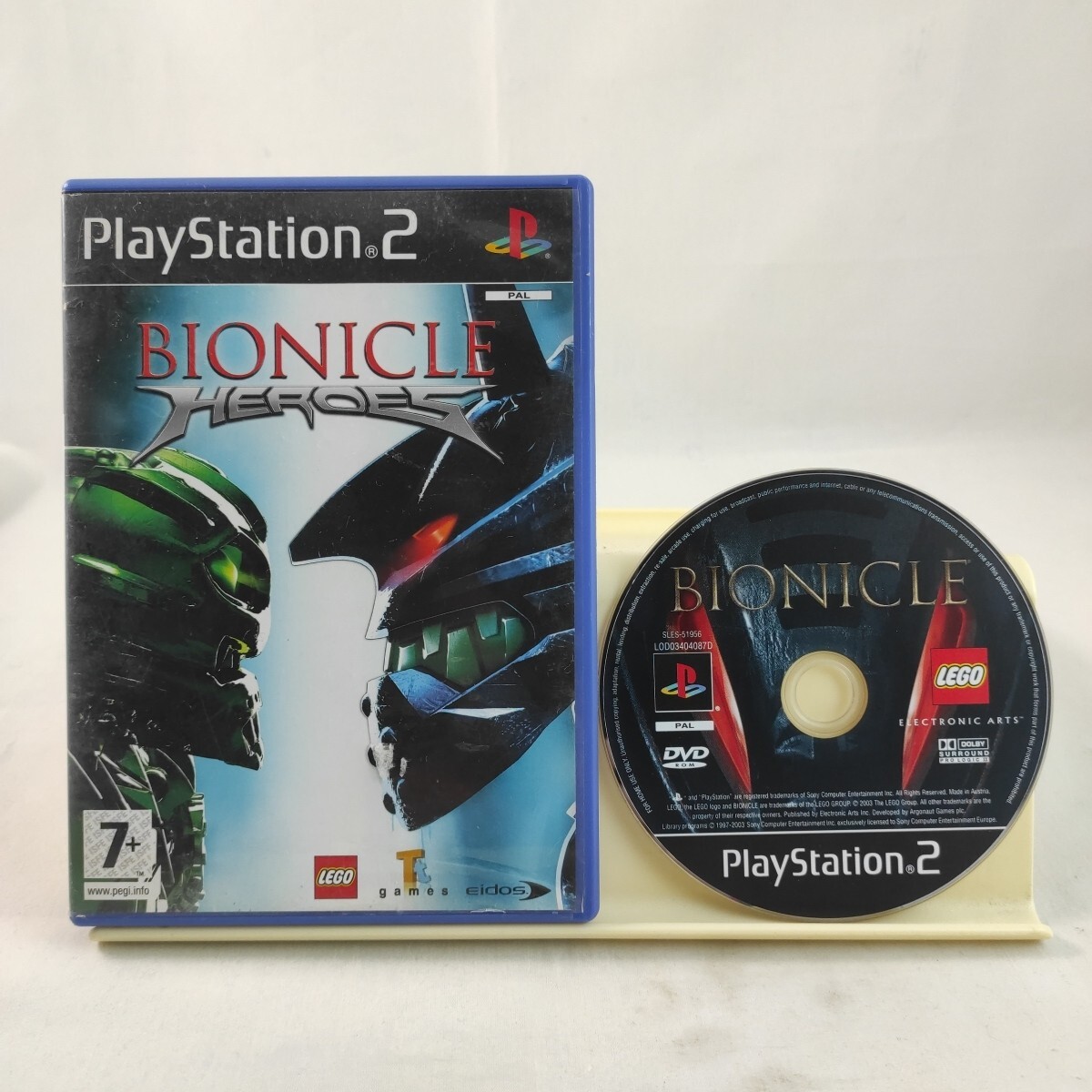 BIONICLE HEROES PlayStation 2 game PS2 Case and Disc